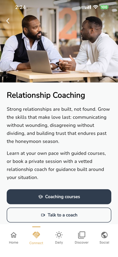 Relationship coaching in Nuruni